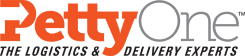 PettyOne logo, on white